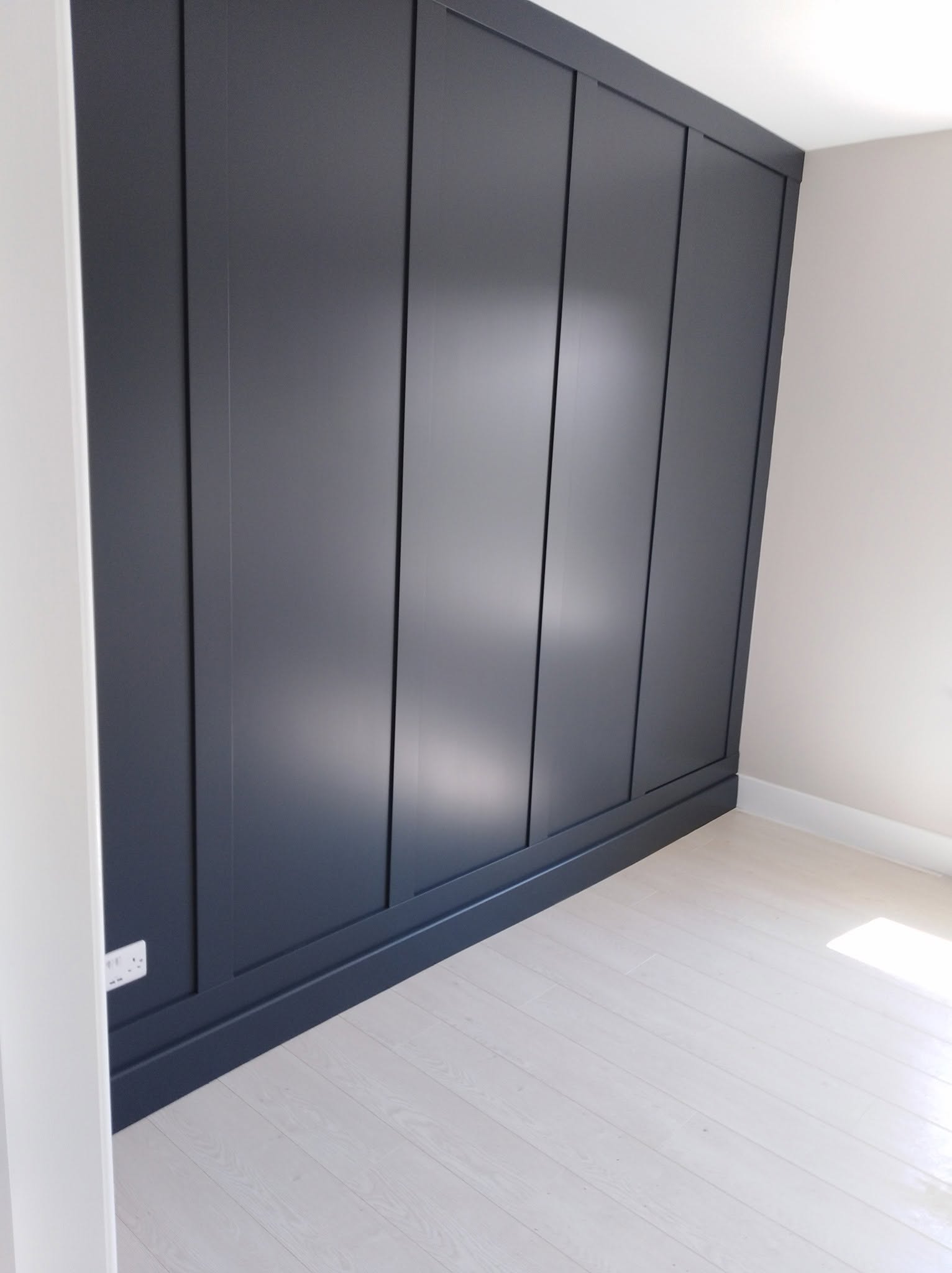 Fitted wardrobe joinery, home renovation Dublin