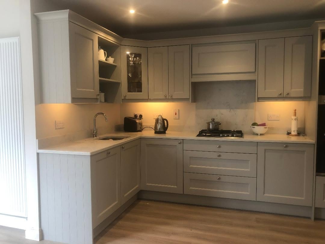 Grey shaker kitchen fitting Dublin